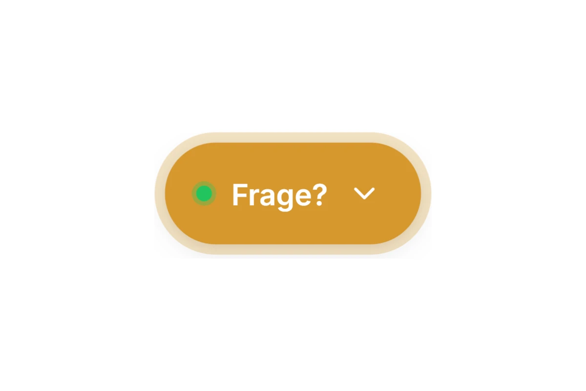 Schnellkontakt-Knopf mit grünem Punkt für die aktuelle Erreichbarkeit
